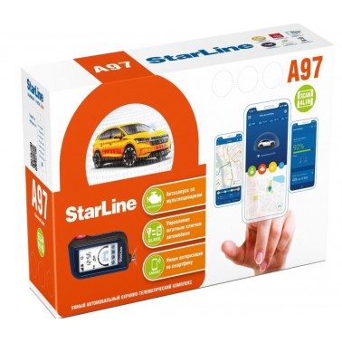 Автомобильная сигнализация StarLine A97 BT 3CAN+4LIN GSM GPS с автозапуском